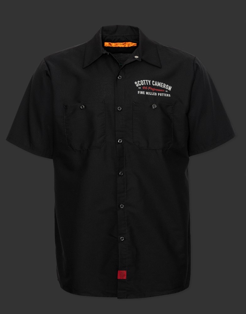 スコッティキャメロン ワークシャツ スピードデーモン ブラック M　SCOTTY CAMERON 2024 WORK SHIRT SPEED DEMON BLACK MEDIUM 105344