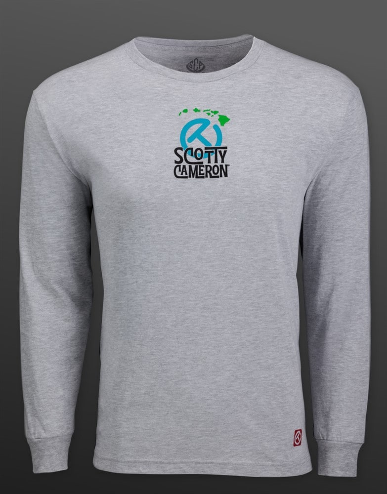 スコッティキャメロン サークルＴ ハイビスカス ロングスリーブ Tシャツ ヘザーグレー ＸＬ  SCOTTY CAMERON 2025 CIRCLE T HIBISCUS LONG SLEEVE T SHIRT HEATHER GRAY X-LARGE SC080029