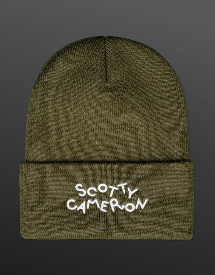 スコッティキャメロン ダンシングスコッティキャメロン ニットキャップ ビニー オリーブ  SCOTTY CAMERON 2025 OLIVE DANCING SCOTTY CAMERON KNIT BEANIE SC060030