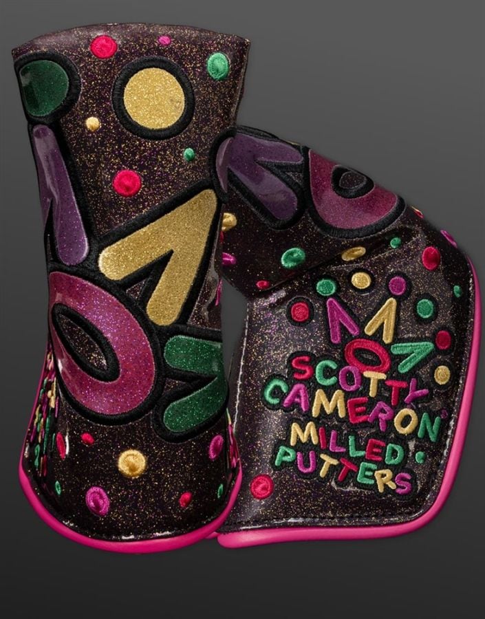 スコッティキャメロン マルディグラ カーニバルクラウン ヘッドカバー パープルスパークル  SCOTTY CAMERON 2026 MARDI GRAS CARNIVAL CROWN HEADCOVER PURPLE SPERCLE SC050058