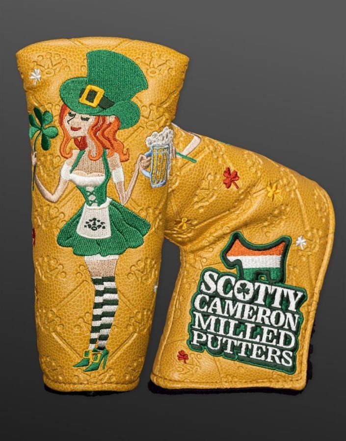 スコッティキャメロン セントパトリクスデイ ラッキー リリー スタンダード ヘッドカバー イエロー　SCOTTY CAMERON 2026 ST. PATRICKS DAY LUCKY LILY STANDARD HEADCOVER YELLOW SC050059