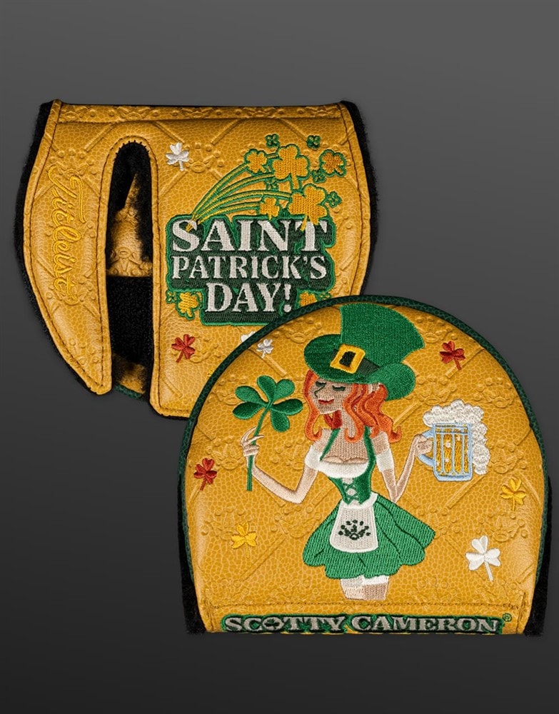 スコッティキャメロン セントパトリクスデイ ラッキー リリー ミッドラウンド ヘッドカバー イエロー　SCOTTY CAMERON 2026 ST. PATRICKS DAY LUCKY LILY MID ROUND HEADCOVER YELLOW SC050060