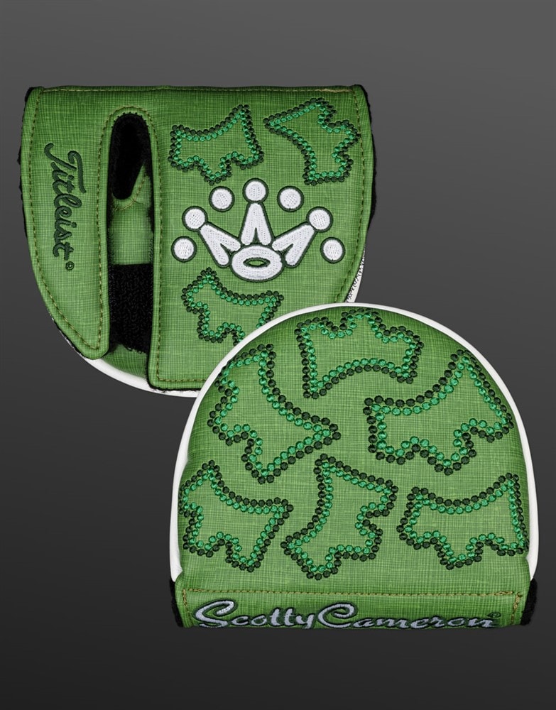 スコッティキャメロン マスターズ ローン ドッグ ミッドラウンド ヘッドカバー グリーン　SCOTTY CAMERON 2026 MASTERS LAWN DOG MID ROUND HEADCOVER GREEN SC050063