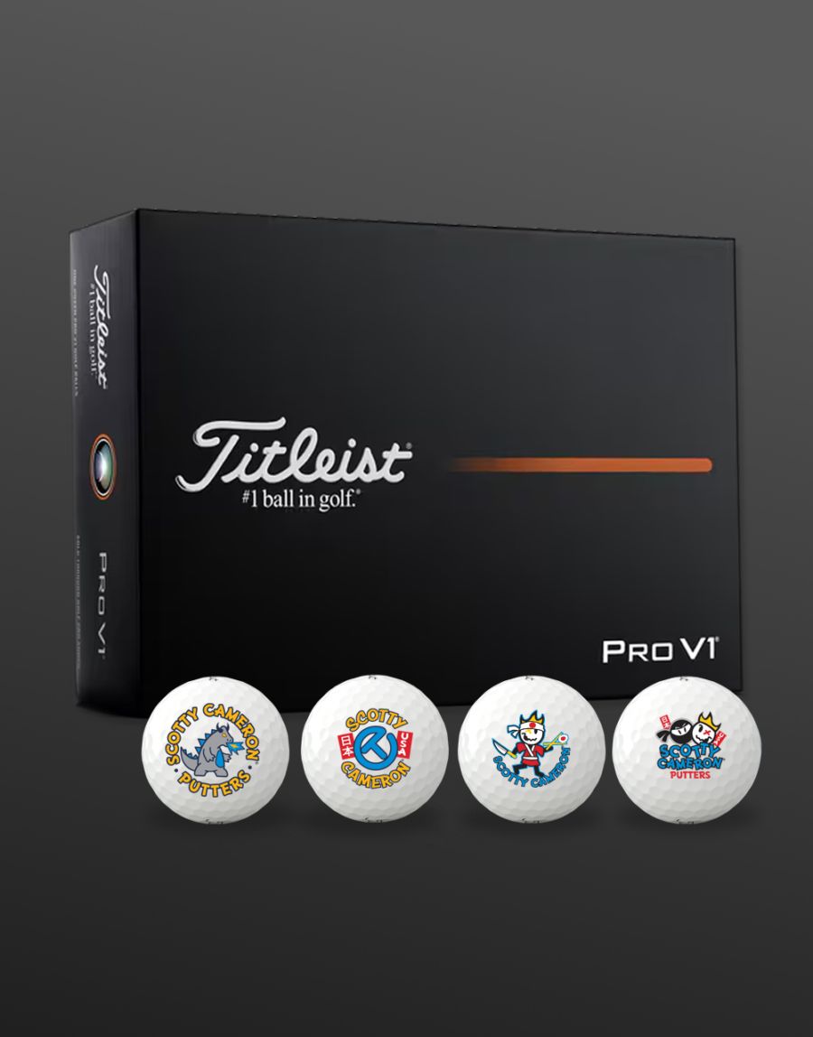 スコッティキャメロン USA + Japan プロ V1 ゴルフボール SCOTTY