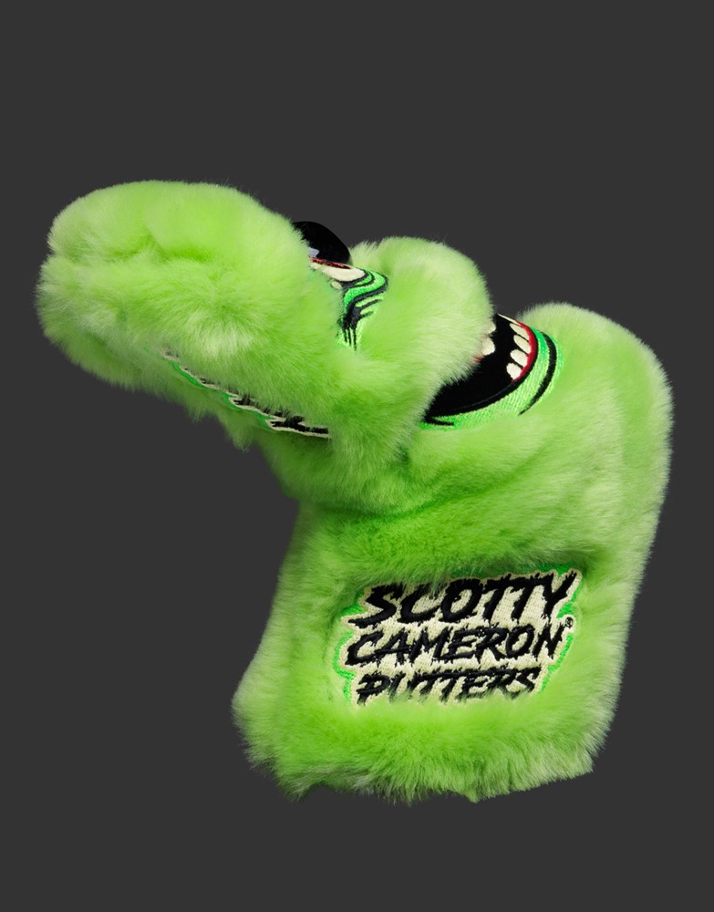 スコッティキャメロン ２０２３ ハロウィン クラップショット ヘッドカバー ライムグリーン　SCOTTY CAMERON 2023 HALLOWEEN CLOP SHOT HEADCOVER LIME GREEN 105223