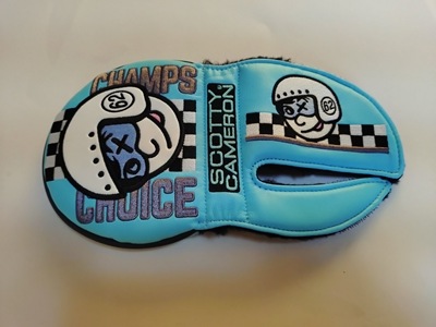 スコッティキャメロン カスタムショップ チャンプズ チョイス ミッドラウンド ヘッドカバー スコッティブルー  SCOTTY CAMERON CUSTOM SHOP 2024 LIMITED CHAMPS CHOICE MID ROUND HEADCOVER SCOTTY BLUE