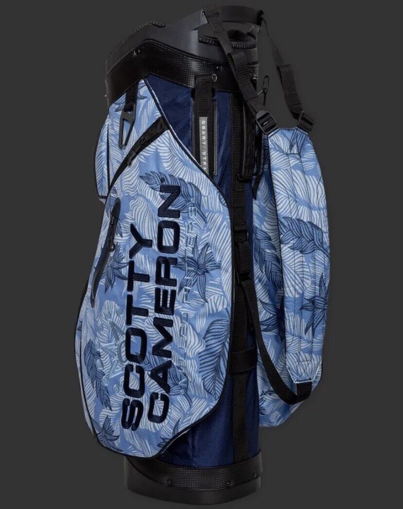 スコッティキャメロン エクスプローラー　カートバッグ フローラル ブルー　 SCOTTY CAMERON 2023 EXPLORER CART BAG FLORAL BLUE 103049