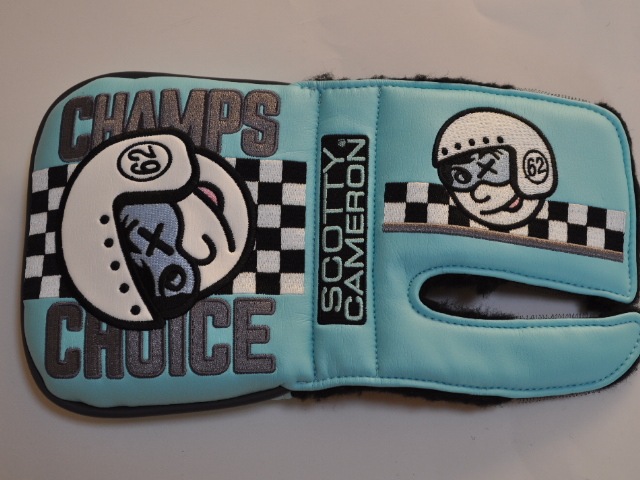 スコッティキャメロン カスタムショップ チャンプズ チョイス ミッドスクエアー ヘッドカバー スコッティブルー  SCOTTY CAMERON CUSTOM SHOP 2024 LIMITED CHAMPS CHOICE MID SQUARE HEADCOVER SCOTTY BLUE