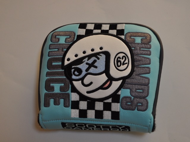 スコッティキャメロン カスタムショップ チャンプズ チョイス ミッドスクエアー ヘッドカバー スコッティブルー  SCOTTY CAMERON CUSTOM SHOP 2024 LIMITED CHAMPS CHOICE MID SQUARE HEADCOVER SCOTTY BLUE