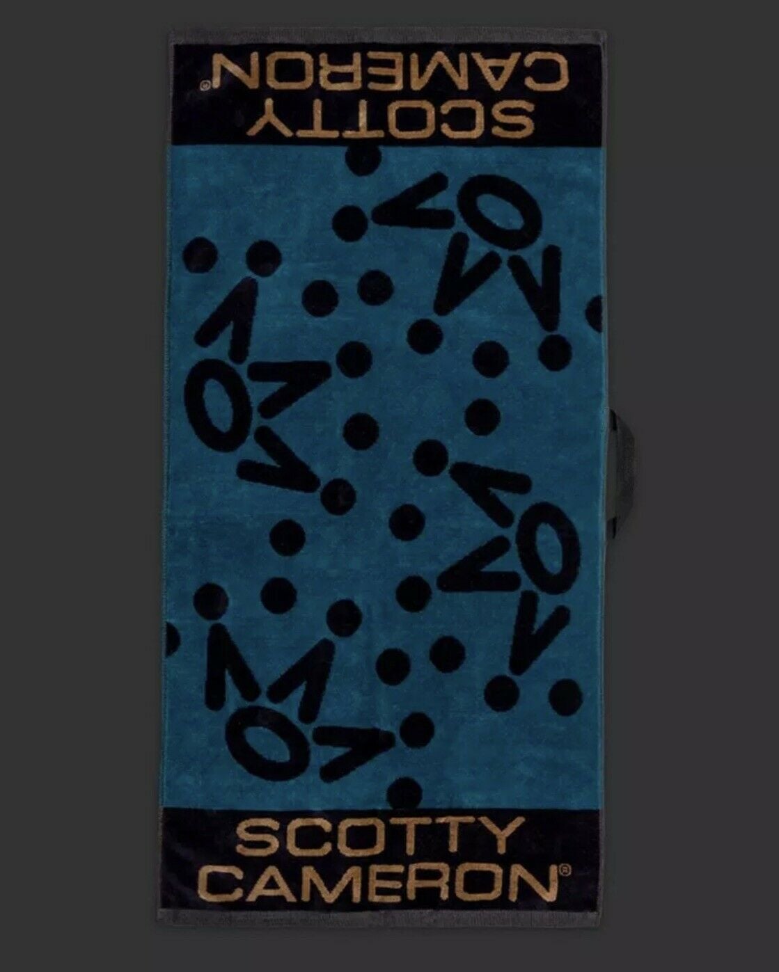スコッティキャメロン 2021 ダンシング 7ポイントクラウン タオル ブルー SCOTTY CAMERON 2021 DANCING 7 POINT CROWN TOWEL BLUE 102770