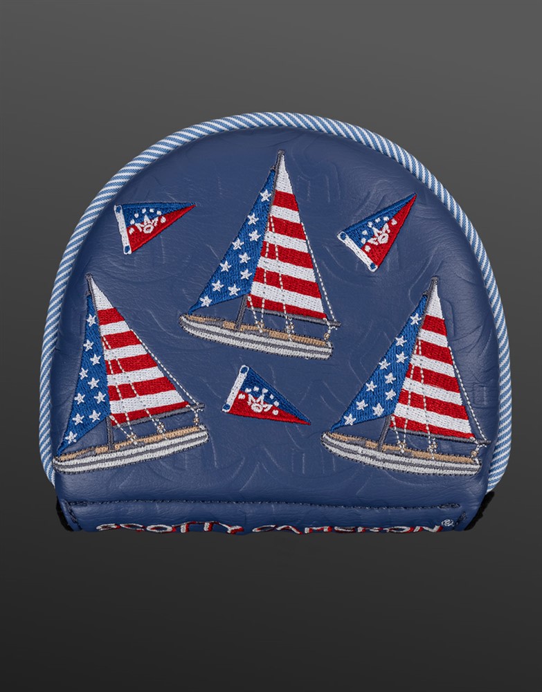 スコッティキャメロン スムース セイリン ミッドラウンド ヘッドカバー ネイビー   SCOTTY CAMERON 2026 SMOOTH SAILIN' MID ROUND HEADCOVER NAVY SC050071