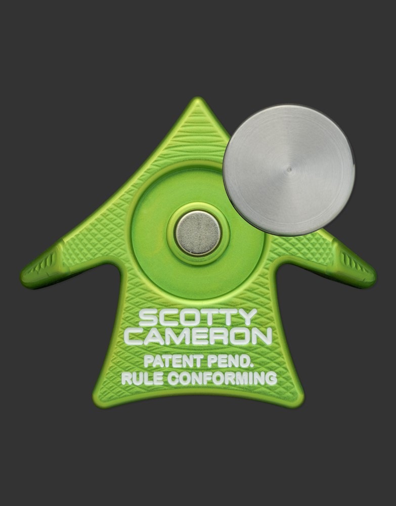 スコッティキャメロン エアロアライメント　ツール　ボールマーカー　ブライトディップグリーン　　SCOTTY CAMERON 2024 AERO BRIGHT DIP GREEN 104818