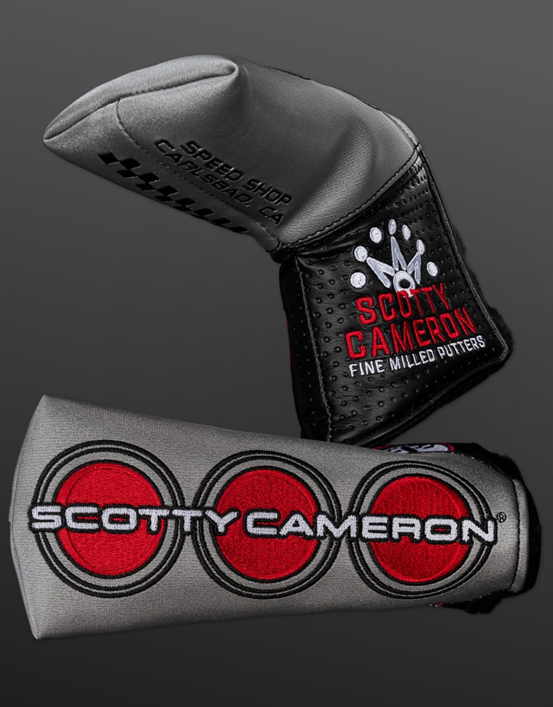 スコッティキャメロン スピード ショップ シルバースリー レッド ドッツ スタンダード ヘッドカバー シルバー/ブラック　SCOTTY CAMERON 2025 SILVER THREE RED DOTS STANDARD HEADCOVER SILVER/BLACK SC050043