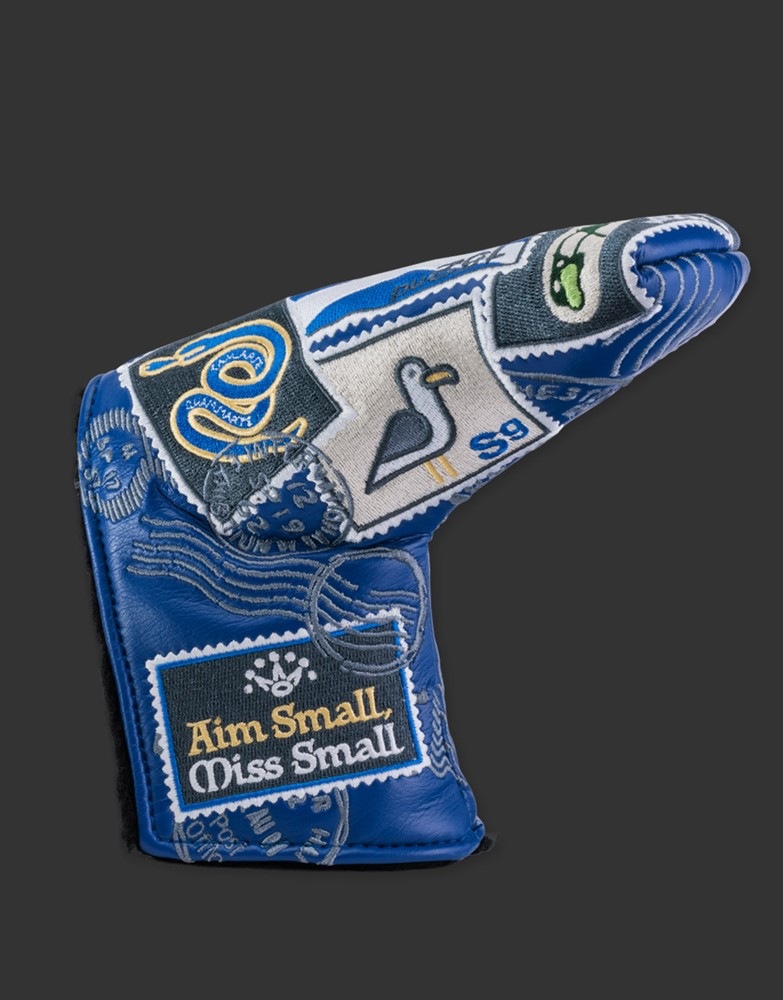 スコッティキャメロン ２０２４ 全英オープン ポステージスタンプ ヘッドカバー ブルー　SCOTTY CAMERON 2024 BRITISH OPEN POSTAGE STAMPS HEADCOVER BLUE SC050001