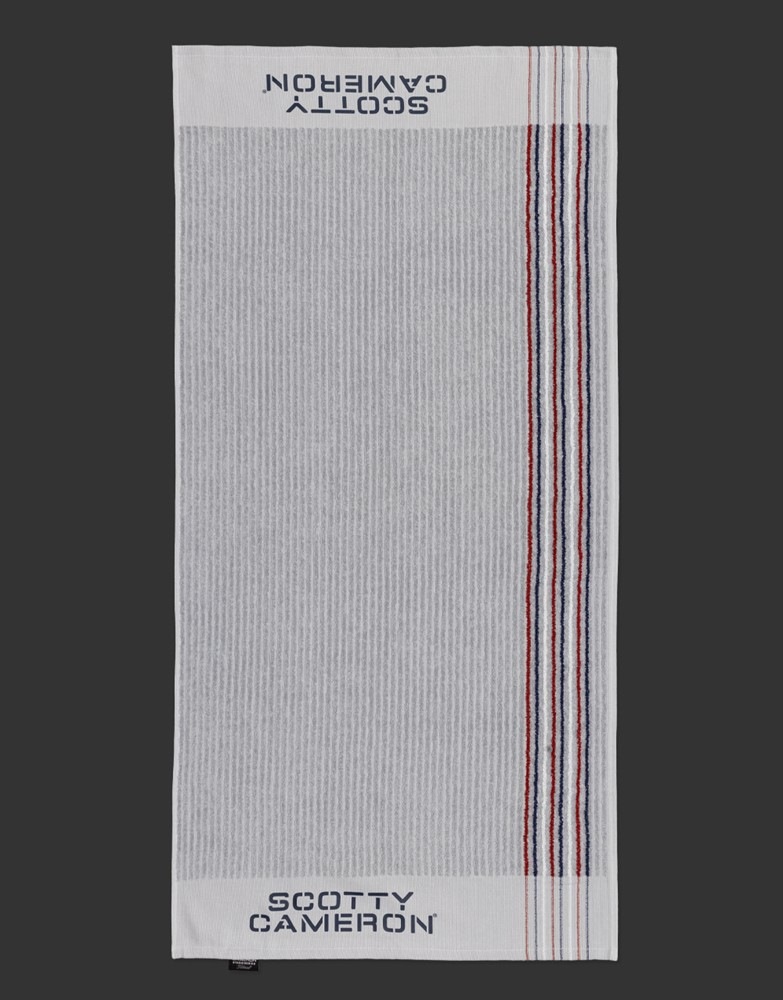 スコッティキャメロン ビンテージ キャディタオル USA ストライプ
