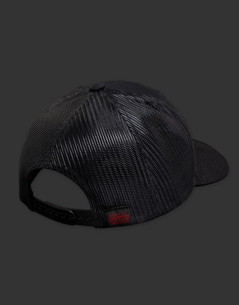 スコッティキャメロン TCC アガベマン　スナップバック メッシュ トラッカーキャップ　ブラック SCOTTY CAMERON 2022 TCC AGAVEMAN SNAPBACK MESH TRUCKER CAP BLACK 104628