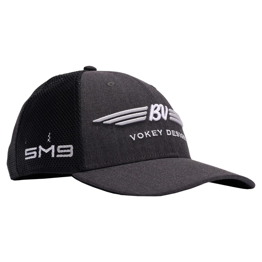 ボーケイ BVウィングス SM９ ツアースナップバック メッシュキャップ ヘザーブラック/ホワイト/シルバー  VOKEY 2021 BV WINGS SM9 TOUR SNAPBACK MESH CAP HEATHER BLACKWHITE/SILVER 40365