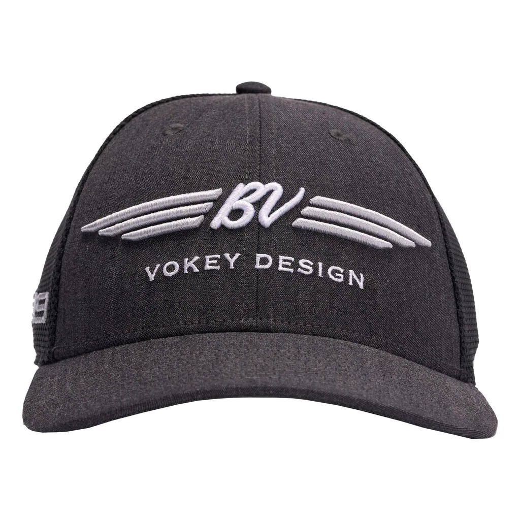 ボーケイ BVウィングス SM９ ツアースナップバック メッシュキャップ ヘザーブラック/ホワイト/シルバー  VOKEY 2021 BV WINGS SM9 TOUR SNAPBACK MESH CAP HEATHER BLACKWHITE/SILVER 40365