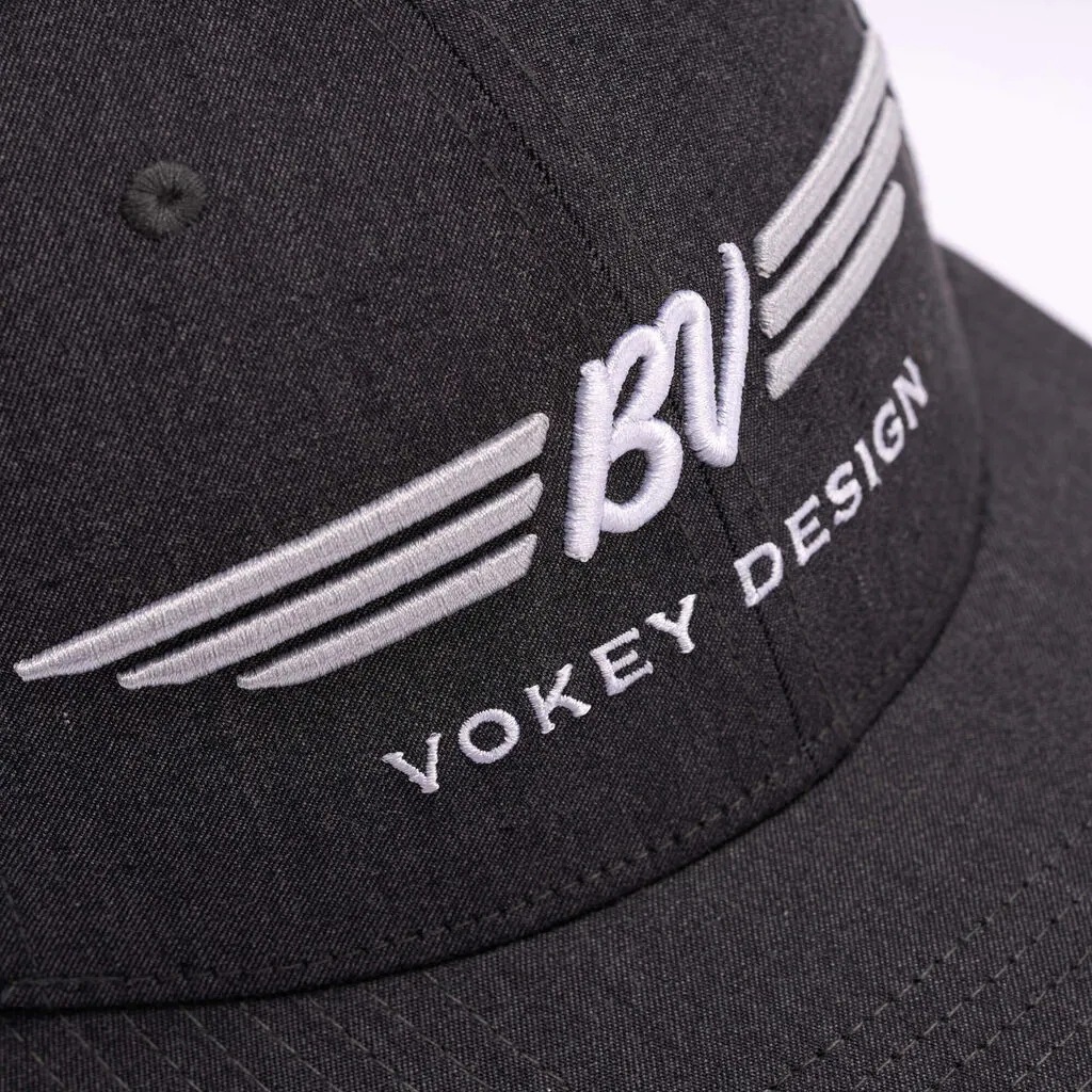 ボーケイ BVウィングス SM９ ツアースナップバック メッシュキャップ ヘザーブラック/ホワイト/シルバー  VOKEY 2021 BV WINGS SM9 TOUR SNAPBACK MESH CAP HEATHER BLACKWHITE/SILVER 40365