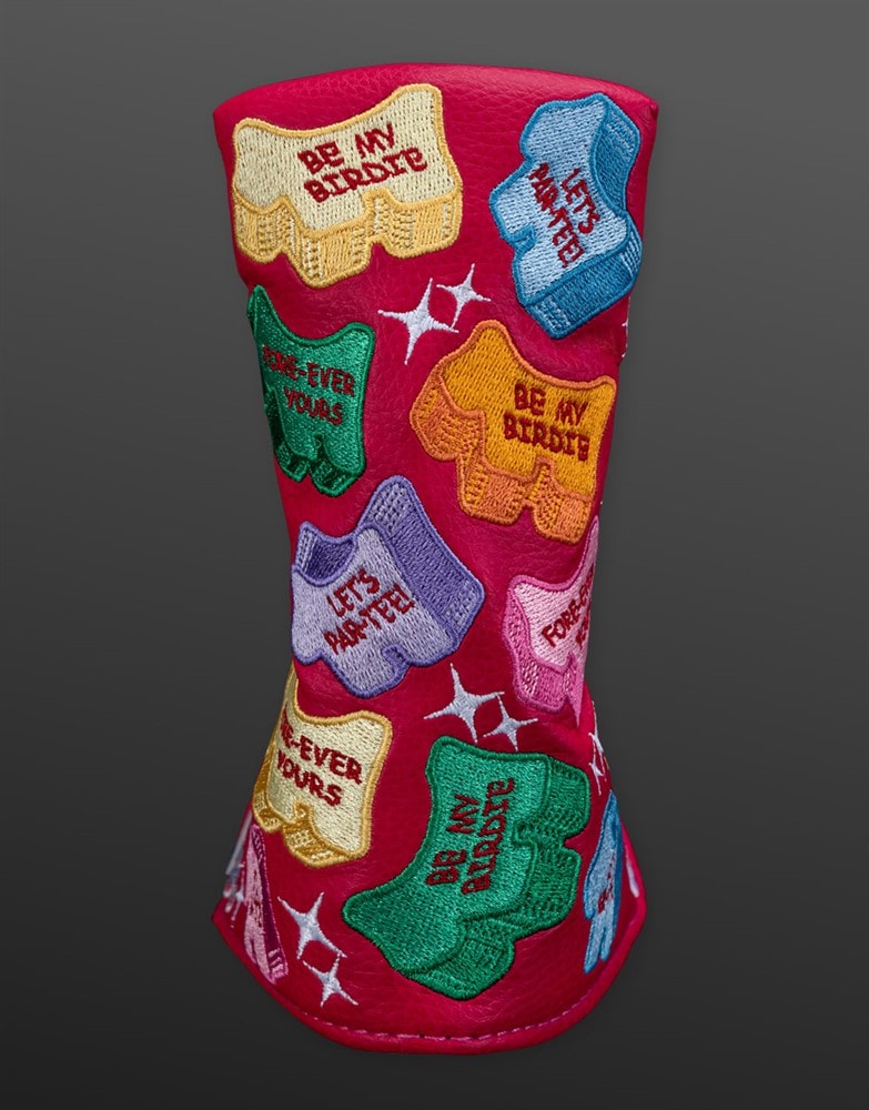 スコッティキャメロン バレンタイン キャンディドッグ ヘッドカバー マゼンタ SCOTTY CAMERON 2025 VALENTINE CANDY DOG HEADCOVER MAGENTA SC050022