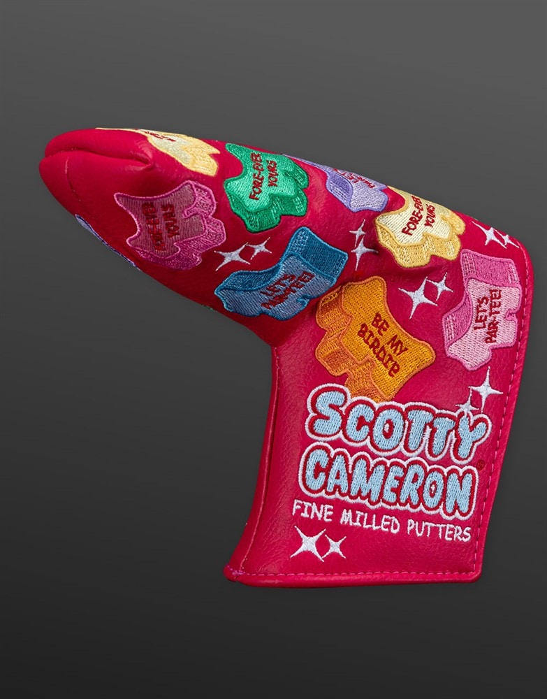 スコッティキャメロン バレンタイン キャンディドッグ ヘッドカバー マゼンタ SCOTTY CAMERON 2025 VALENTINE CANDY DOG HEADCOVER MAGENTA SC050022