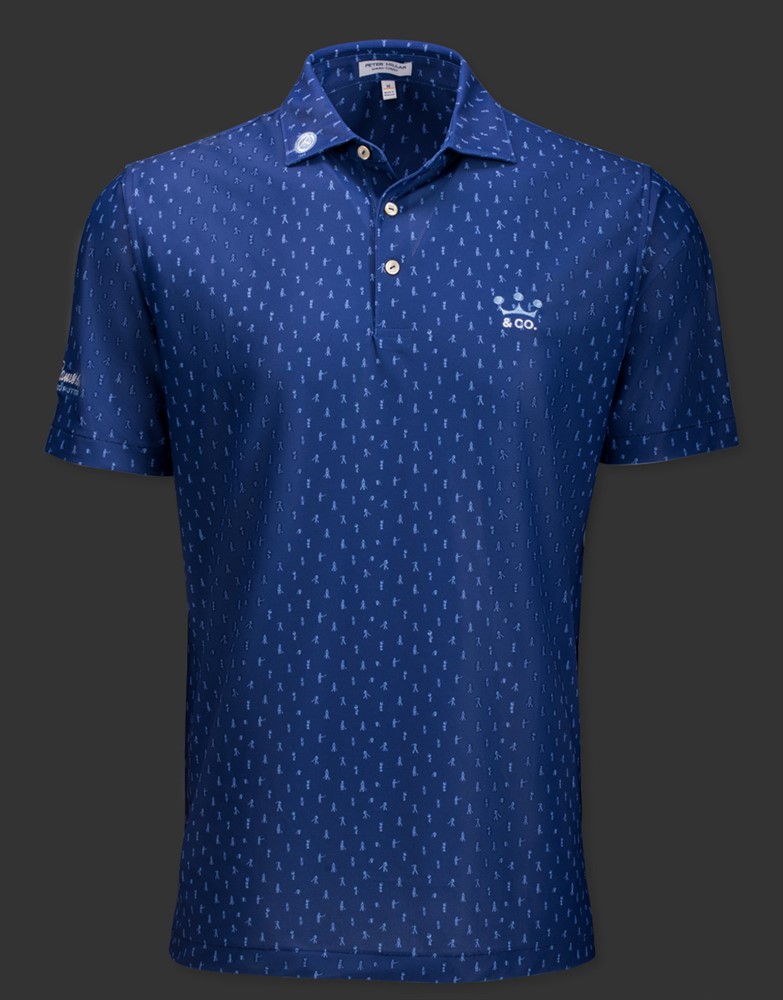 スコッティキャメロン ツアーポロ クラウン＆CO. フェアウェイ パー ティー パフォーマンス メッシュ スポーツネイビー Ｓ　SCOTTY CAMERON 2024 POLO SHIRT CROWN & CO. FAIRWAY PAR-TEE PERFORMANCE MESH SPORT NAVY SMALL SO070038