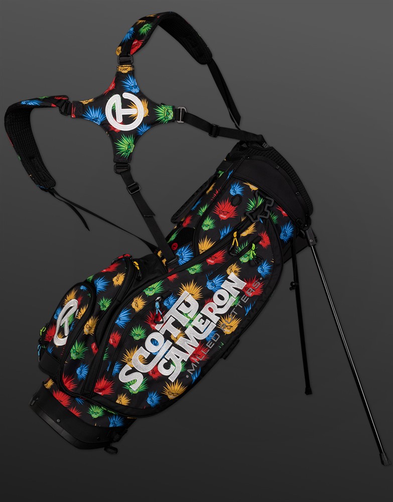 スコッティキャメロン ２０２５ ＴＣＣ ダンシングアガベマン パスファインダー スタンドバッグ ブラック　SCOTTY CAMERON 2025 AGAVEMAN EXCLUSIVE PRINT PATHFINDER STAND BAG BLACK SC020014