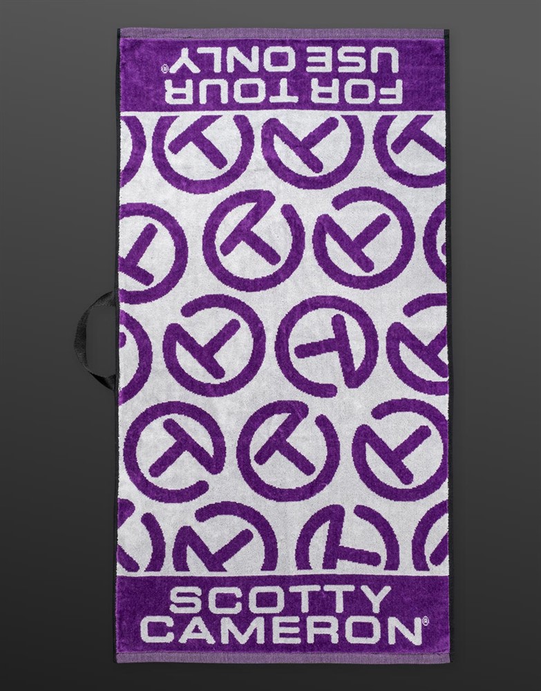 スコッティキャメロン ダンシングサークルＴ タオル パープル  SCOTTY CAMERON 2025 PURPLE DANCING CIRCLE T TOWEL SC100015