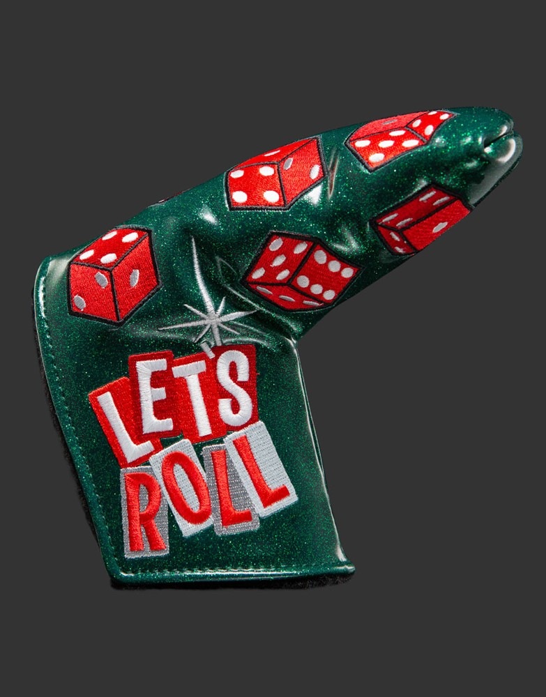 スコッティキャメロン 2021 ラスベガスヘッドカバー レッツロール グリーンスパークル SCOTTY CAMERON 2021 LAS VEGAS LET'S ROLL HEADCOVER GREEN SPARCLE 103006