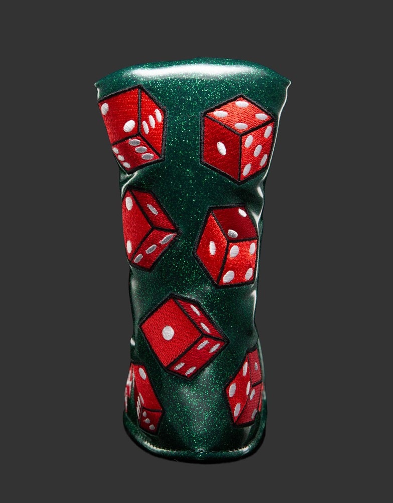 スコッティキャメロン 2021 ラスベガスヘッドカバー レッツロール グリーンスパークル SCOTTY CAMERON 2021 LAS VEGAS LET'S ROLL HEADCOVER GREEN SPARCLE 103006