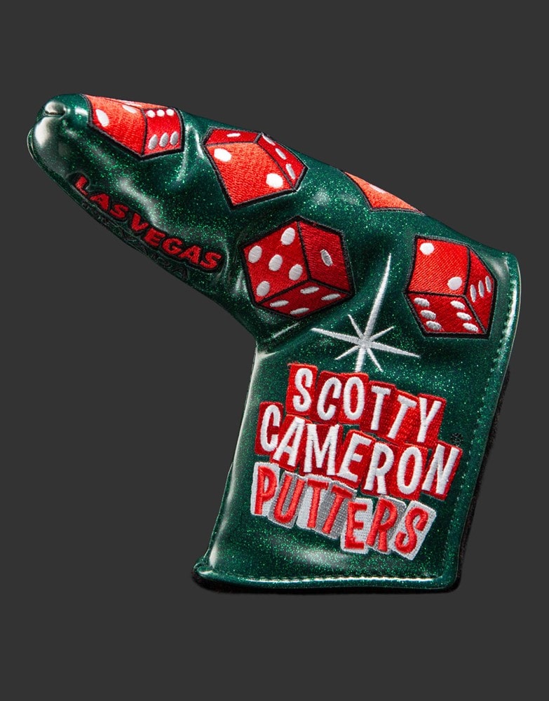 スコッティキャメロン 2021 ラスベガスヘッドカバー レッツロール グリーンスパークル SCOTTY CAMERON 2021 LAS VEGAS LET'S ROLL HEADCOVER GREEN SPARCLE 103006