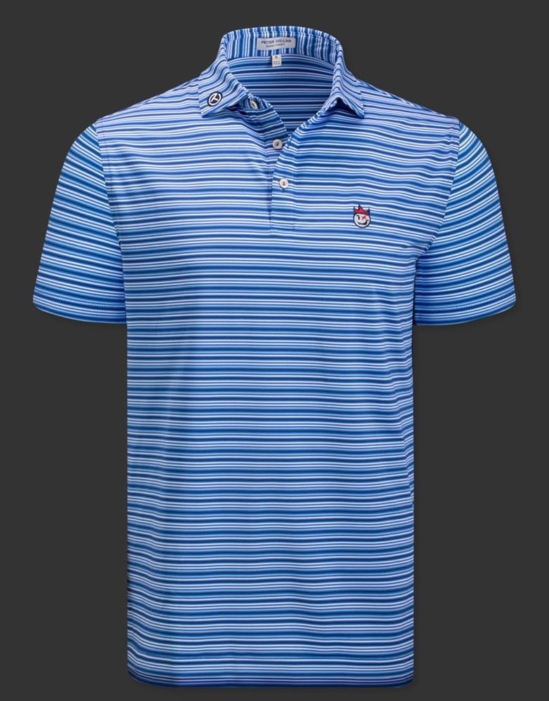 スコッティキャメロン ツアーポロ ホッドヘッドハリー クリフトン パフォーマンス ジャージー マコブルー Ｓ　SCOTTY CAMERON 2024 POLO SHIRT HOT HEAD HARRY PERFORMANCE JERJEY MAKO BLUE SMALL SO070006