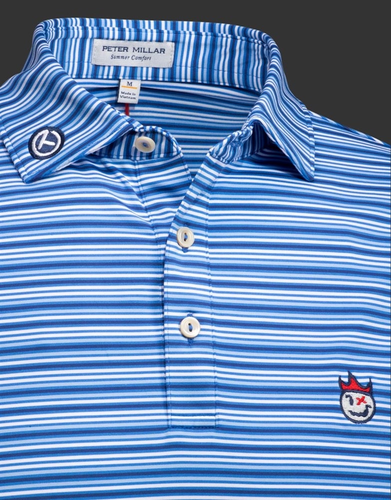 スコッティキャメロン ツアーポロ ホッドヘッドハリー クリフトン パフォーマンス ジャージー マコブルー Ｓ　SCOTTY CAMERON 2024 POLO SHIRT HOT HEAD HARRY PERFORMANCE JERJEY MAKO BLUE SMALL SO070006