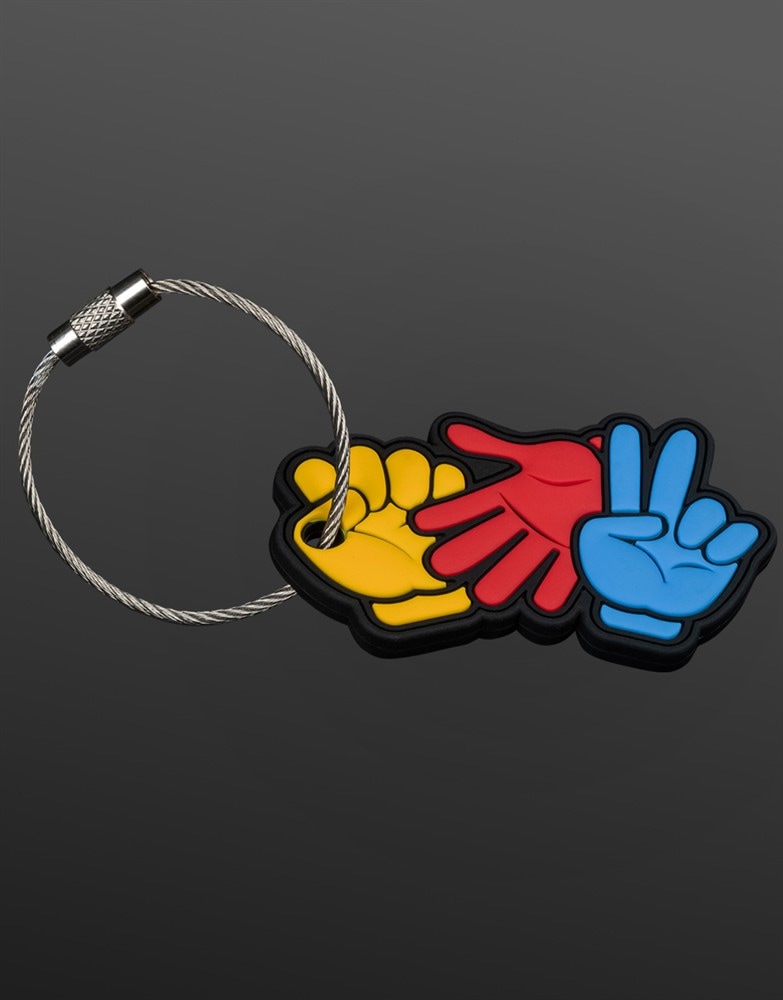 スコッティキャメロン ローシャンボー キーホルダー ブルー/レッド