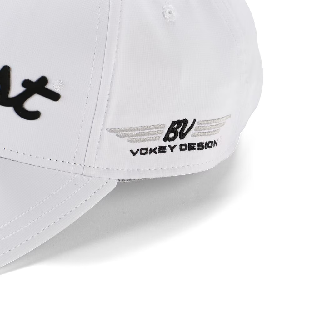 ボーケイ ウーメンズ ツアーパフォーマンス ボールマーカーキャップ ホワイト/ブラック/シルバー  VOKEY 2023 WOMEN'S TOUR PERFORMANCE BALL MARKER CAP WHITE/BLACK/SILVER 220007