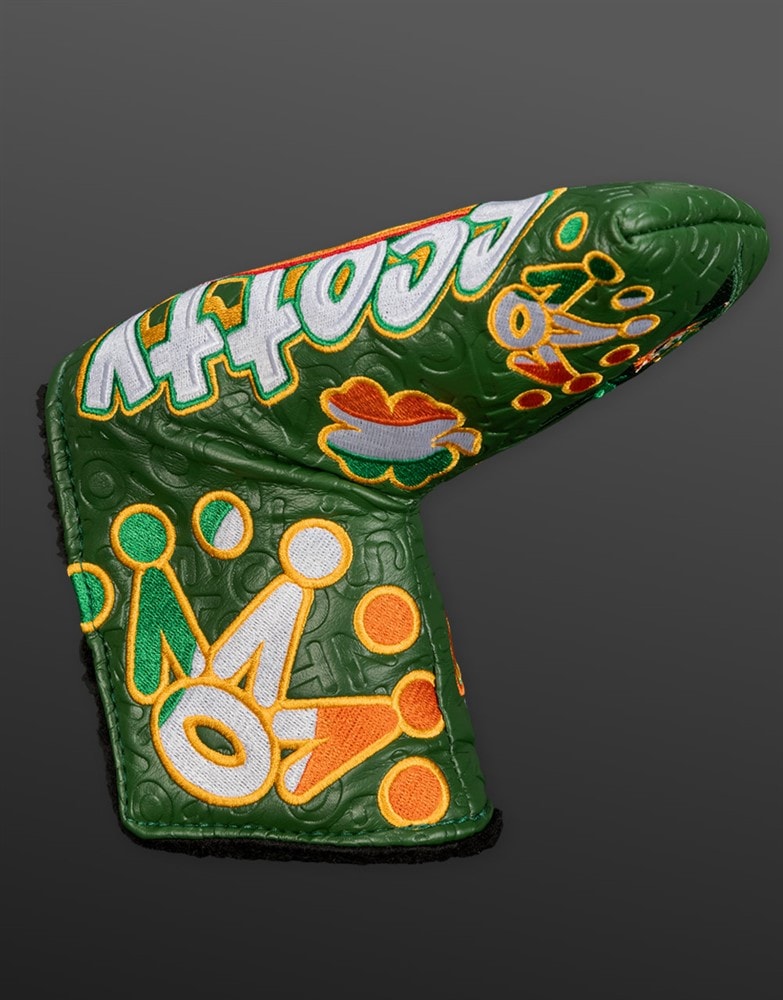 スコッティキャメロン セントパトリクスデイ トリカラー クラウン ヘッドカバー グリーン SCOTTY CAMERON 2025 ST. PATRICKS DAY TRICOLOUR CROWN HEADCOVER GREEN SC050028