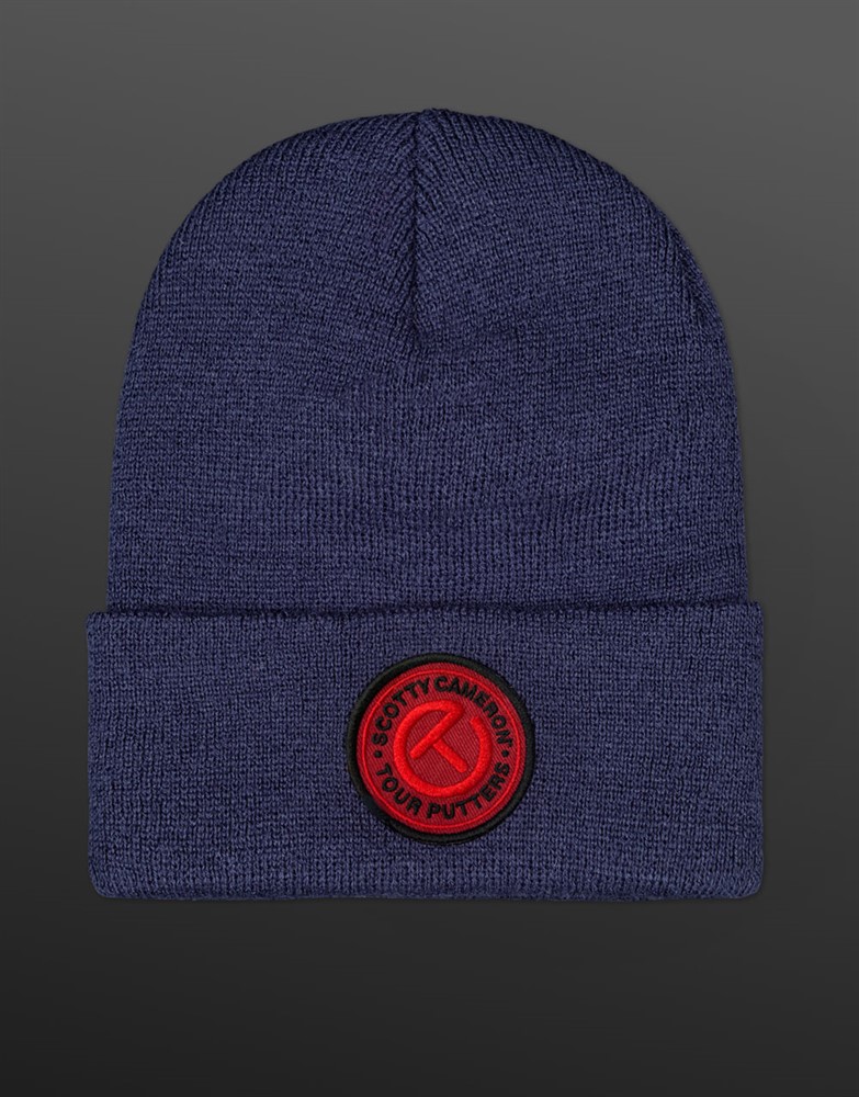 スコッティキャメロン レッド サークルT ニットキャップ ビニー ネイビー SCOTTY CAMERON 2025 RED CIRCLE T KNIT BEANIE NAVY SC060025