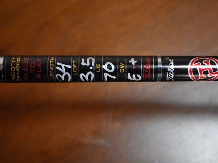 スコッティキャメロン スーパーセレクト ニューポート ２ プラス カスタムヘビー34