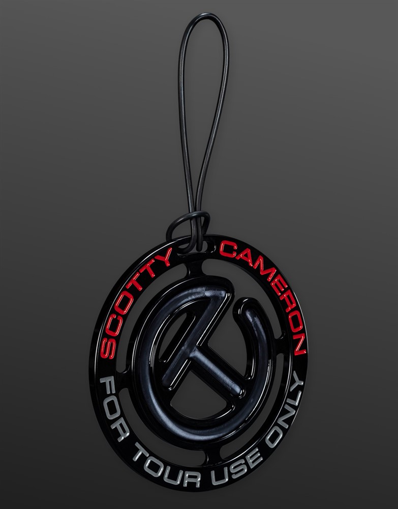 スコッティキャメロン サークルＴ アルミニュウム バッグタグ アノダイズド ブラック  SCOTTY CAMERON 2025 CIRCLE T ALUMINUM BAG TAG ANODIZED BLACK SC110017