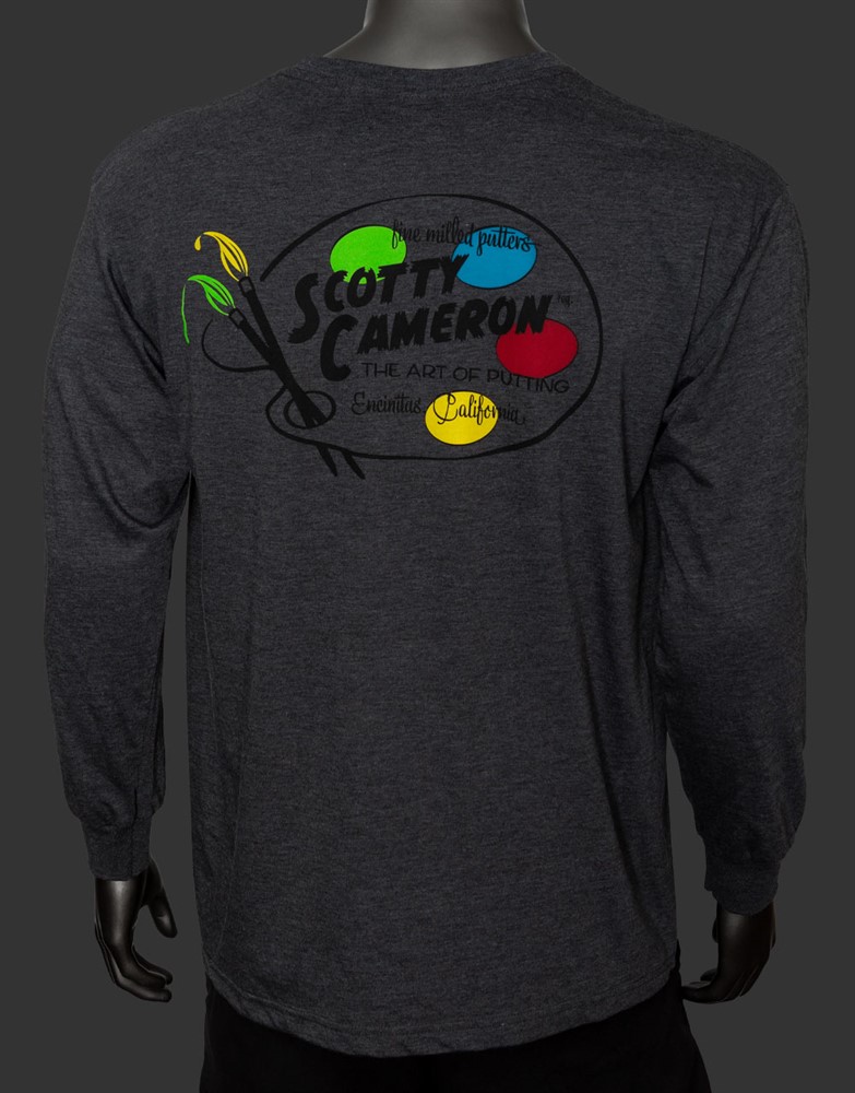 スコッティキャメロン レトロパレット 長袖Tシャツ チャコールヘザー S 