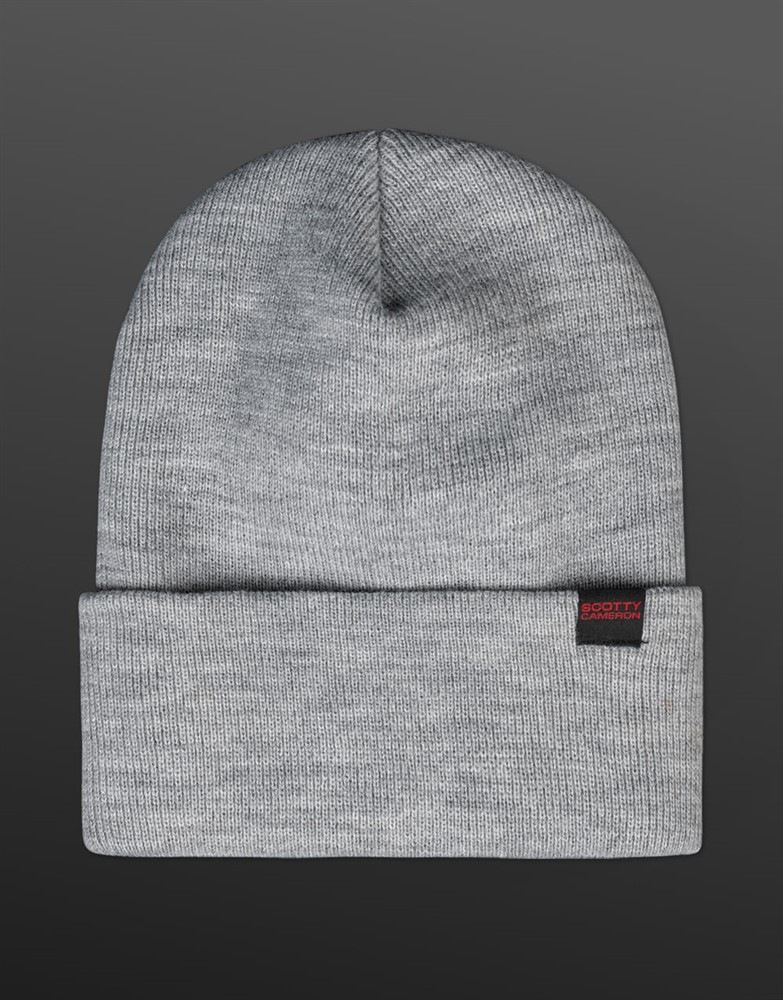 スコッティキャメロン グラインダー ニットキャップ ビニー ヘザーグレー  SCOTTY CAMERON 2025 HEATHER GRAY GRINDER KNIT BEANIE SC060031