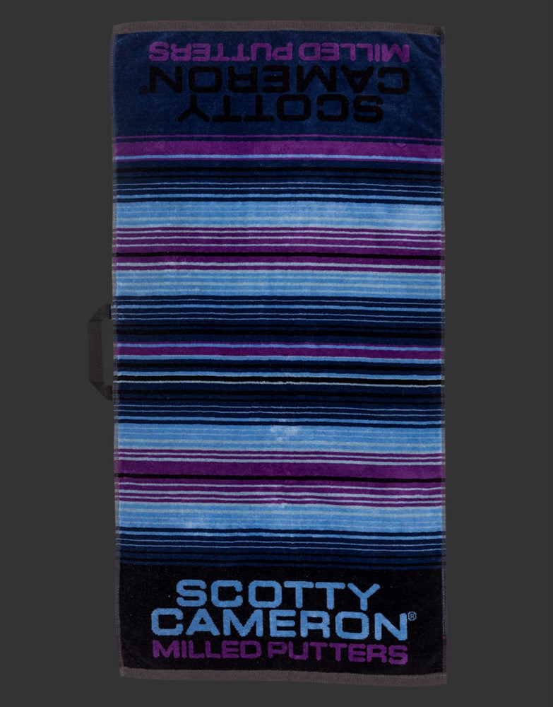 Scotty Cameron - スコッティキャメロン ノチェセラペ タオル ブルー/パープル スコッティキャメロン ノチェセラペ ゴルフタオル ブルー