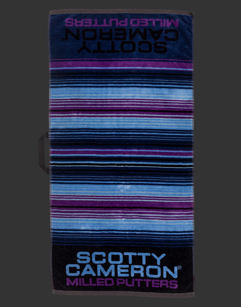 スコッティキャメロン　ノチェセラペ　ゴルフタオル ブルー/パープル SCOTTY CAMERON 2021 NOCHE SERAPE GOLF TOWEL BLUE/PURPLE 102671