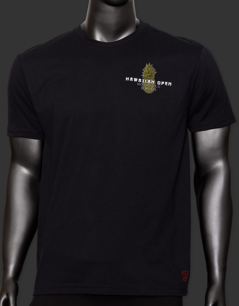 スコッティキャメロン ハットリ ハワイアンオープン　Tシャツ ブラック Ｍ 　SCOTTY CAMERON 2023 HATTORI HAWAIIAN OPEN T SHIRT BLACK MEDIUM 104792