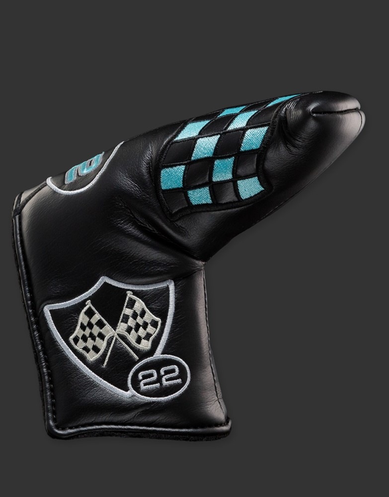 スコッティキャメロン 2022 クラブキャメロン チェッカーフラグ ヘッドカバー ブラック　CAMERON 2022 CLUB CAMERON CHECKER FLAG HEADCOVER BLACK CC2022HC