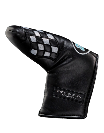 スコッティキャメロン 2022 クラブキャメロン チェッカーフラグ ヘッドカバー ブラック　CAMERON 2022 CLUB CAMERON CHECKER FLAG HEADCOVER BLACK CC2022HC