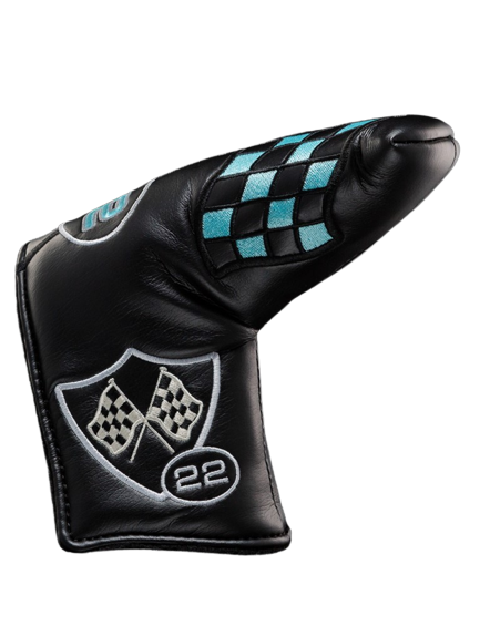 スコッティキャメロン 2022 クラブキャメロン チェッカーフラグ ヘッドカバー ブラック　CAMERON 2022 CLUB CAMERON CHECKER FLAG HEADCOVER BLACK CC2022HC