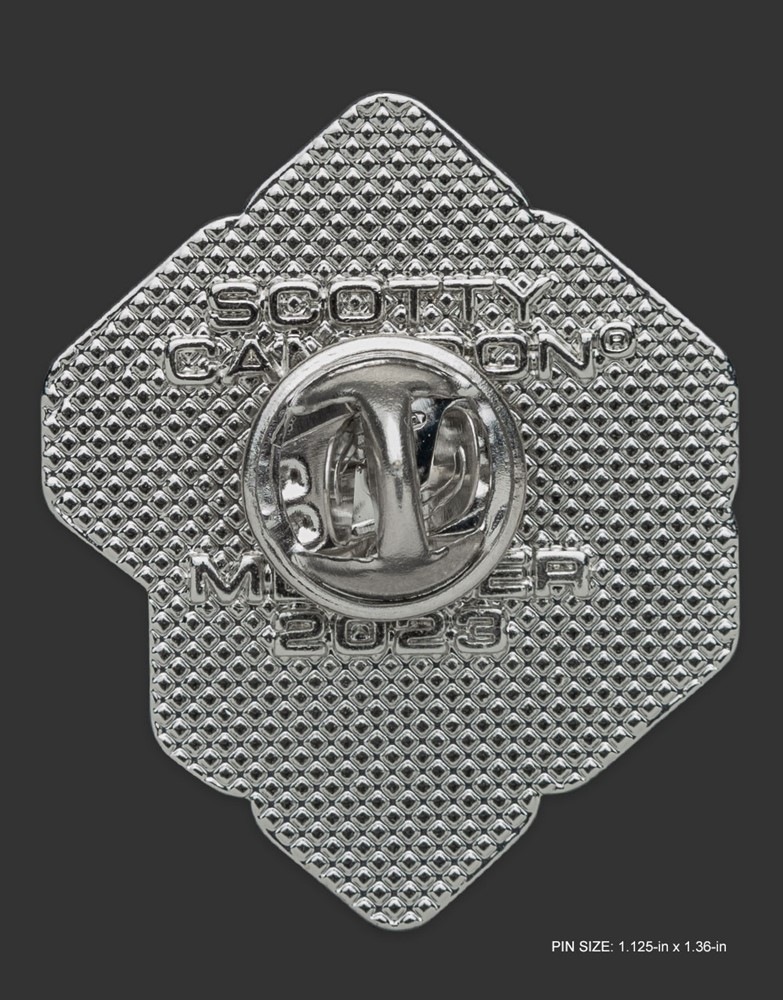 <送料無料代引き不可＞スコッティキャメロン 2023 クラブキャメロン SCPモノグラム ピン レッド　SCOTTY CAMERON 2023 CLUB CAMERON SCP MONOGRAM PIN SCOTTY RED CC2023PIN