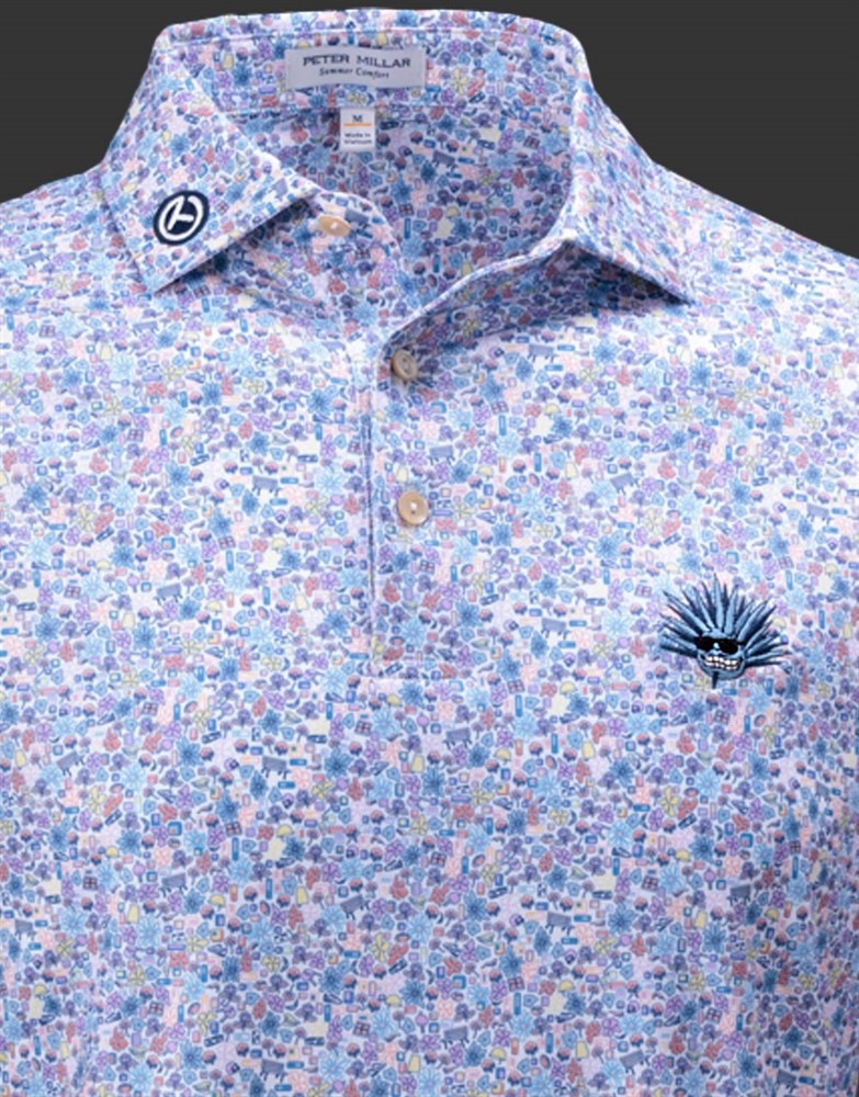 スコッティキャメロン ツアーポロ アガベマン グルービー パフォーマンス ジャージー ホワイト Ｓ　SCOTTY CAMERON 2024 POLO SHIRT AGAVE MAN GROOVY PERFORMANCE JERSEY WHITE SMALL SO070048