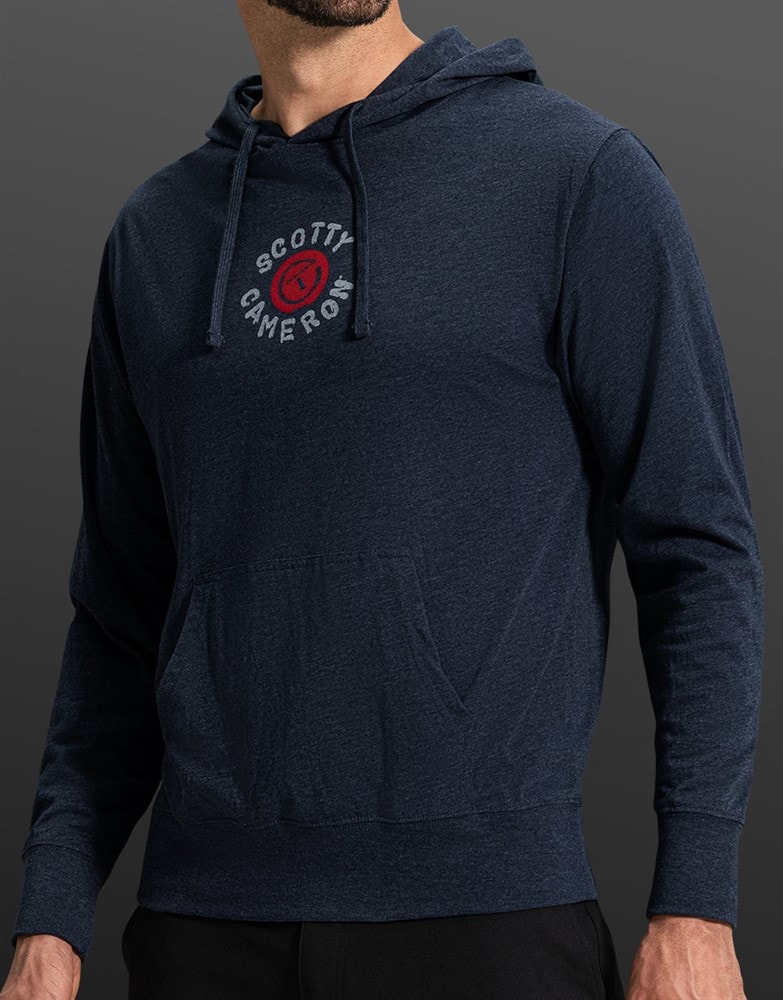 スコッティキャメロン スタンプド ライトウェイト フーディ ネイビーヘザー L　SCOTTY CAMERON STAMPED LIGHT WEIGHT HOODIE NAVY HEATHER LARGE SC080068